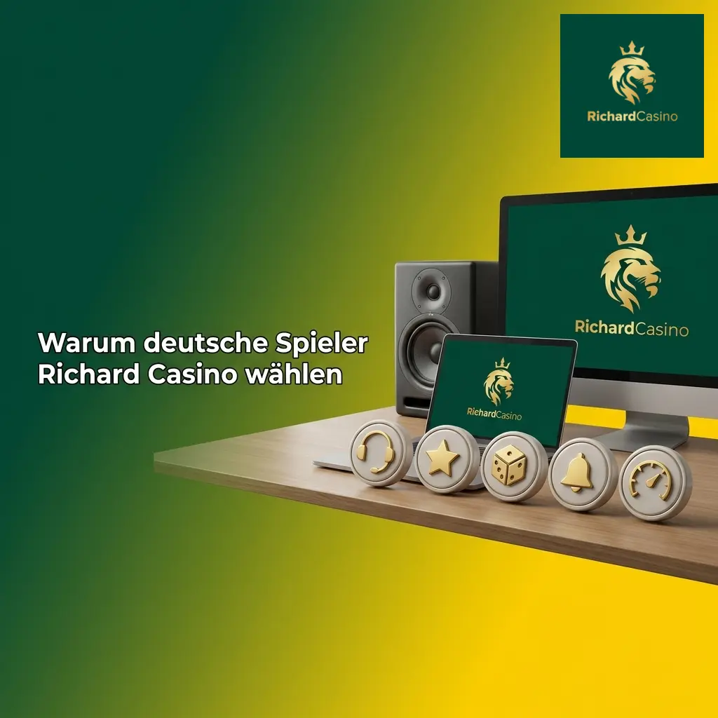 Richard Casino Plattform für deutsche Spieler mit Willkommensbonus, EUR-Zahlungen und über 3.000 Spielen